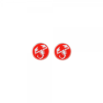 Abarth Adesivi 3D SCORPIONE diam 12mm